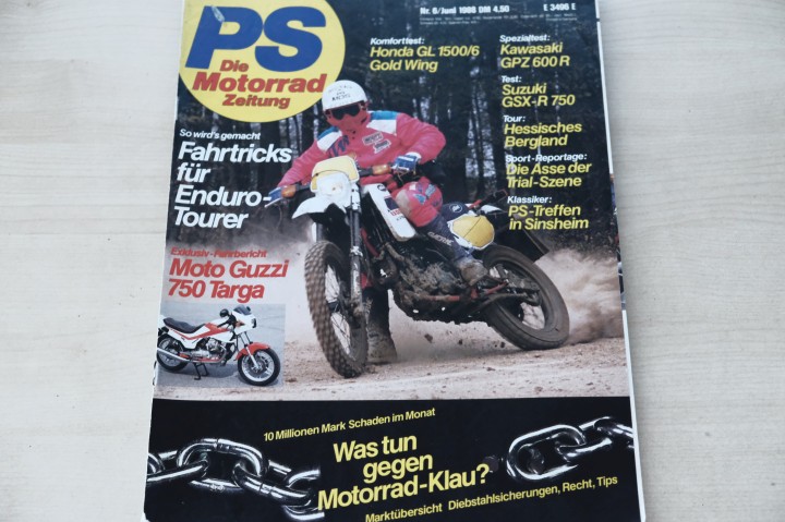 Deckblatt PS Sport Motorrad (06/1988)